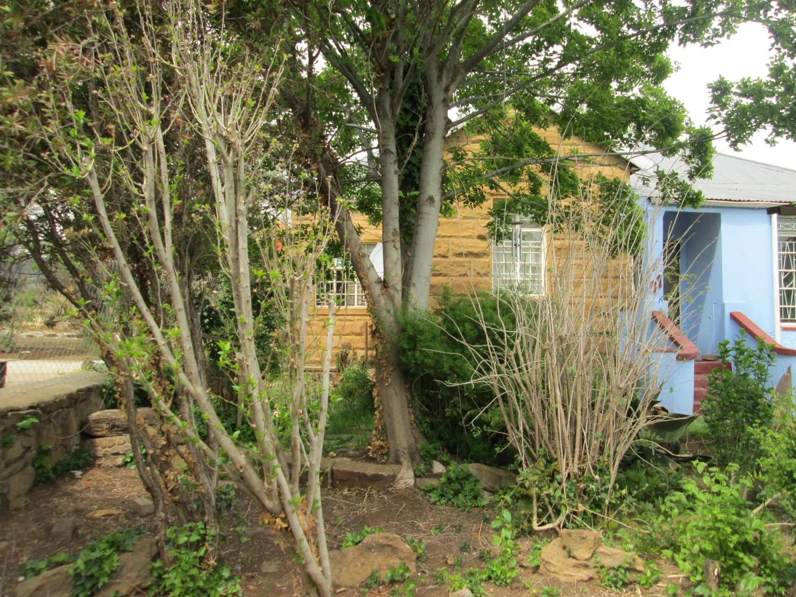 Sandstone 4 bedroom house in small town with huge stand