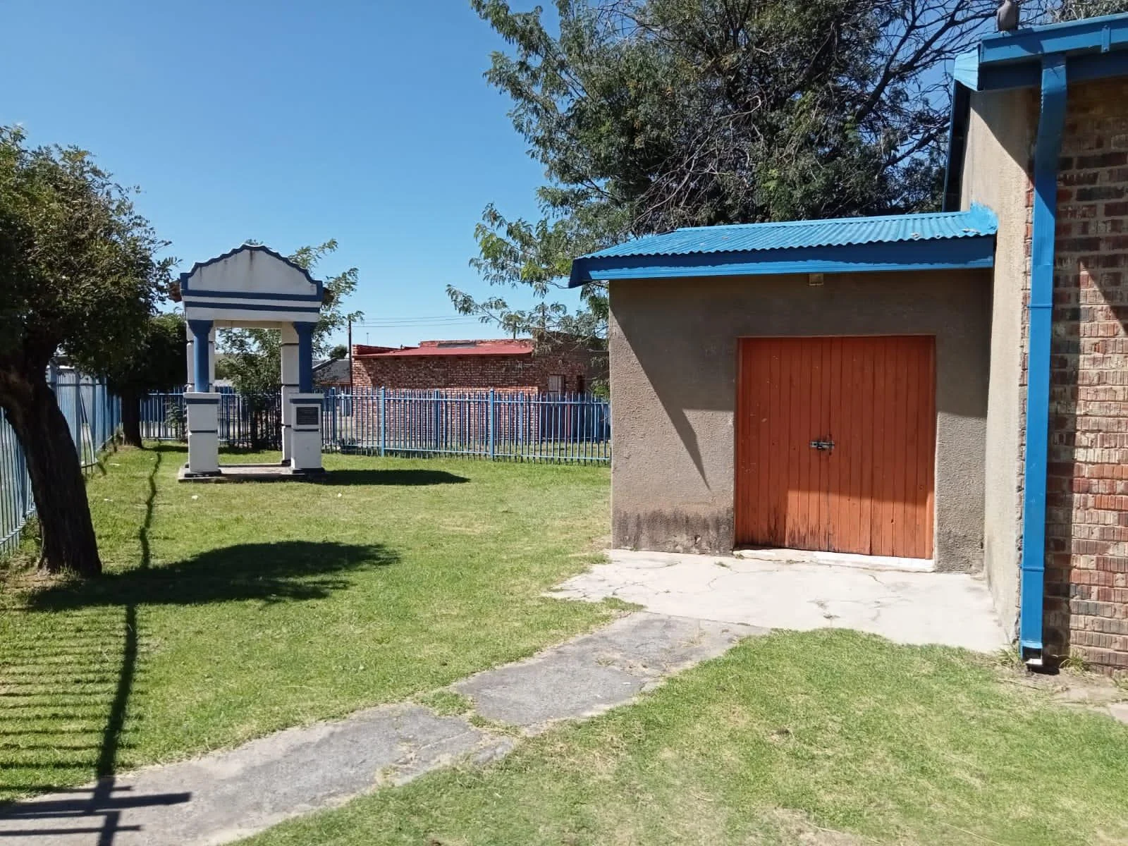 Church with residential house for sale.