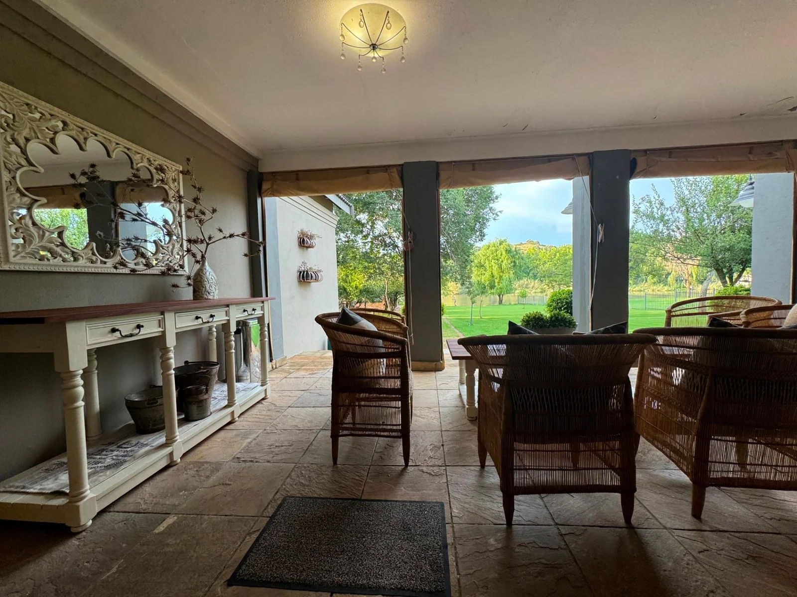 Paradise on the bank of a river