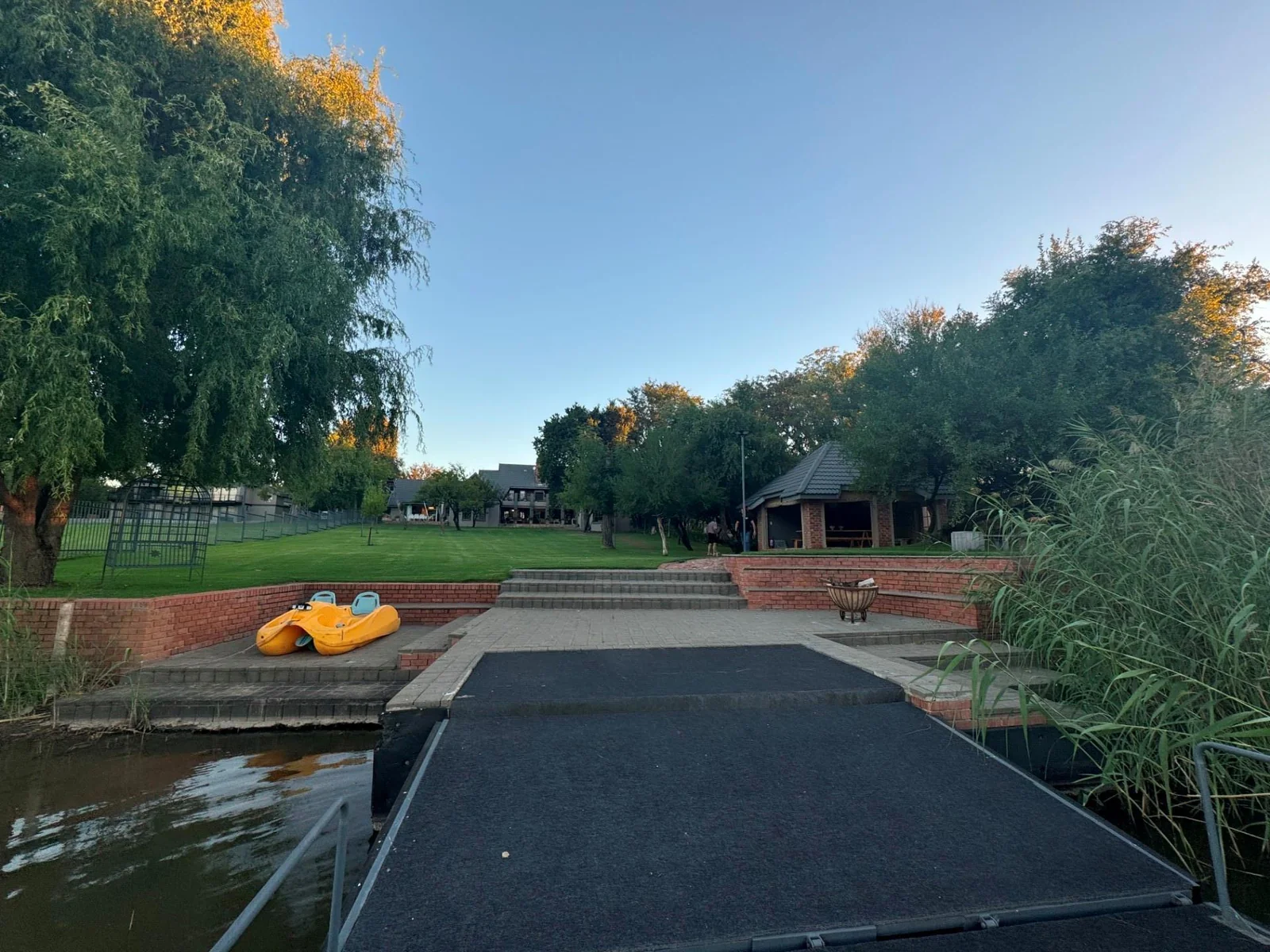 Paradise on the bank of a river