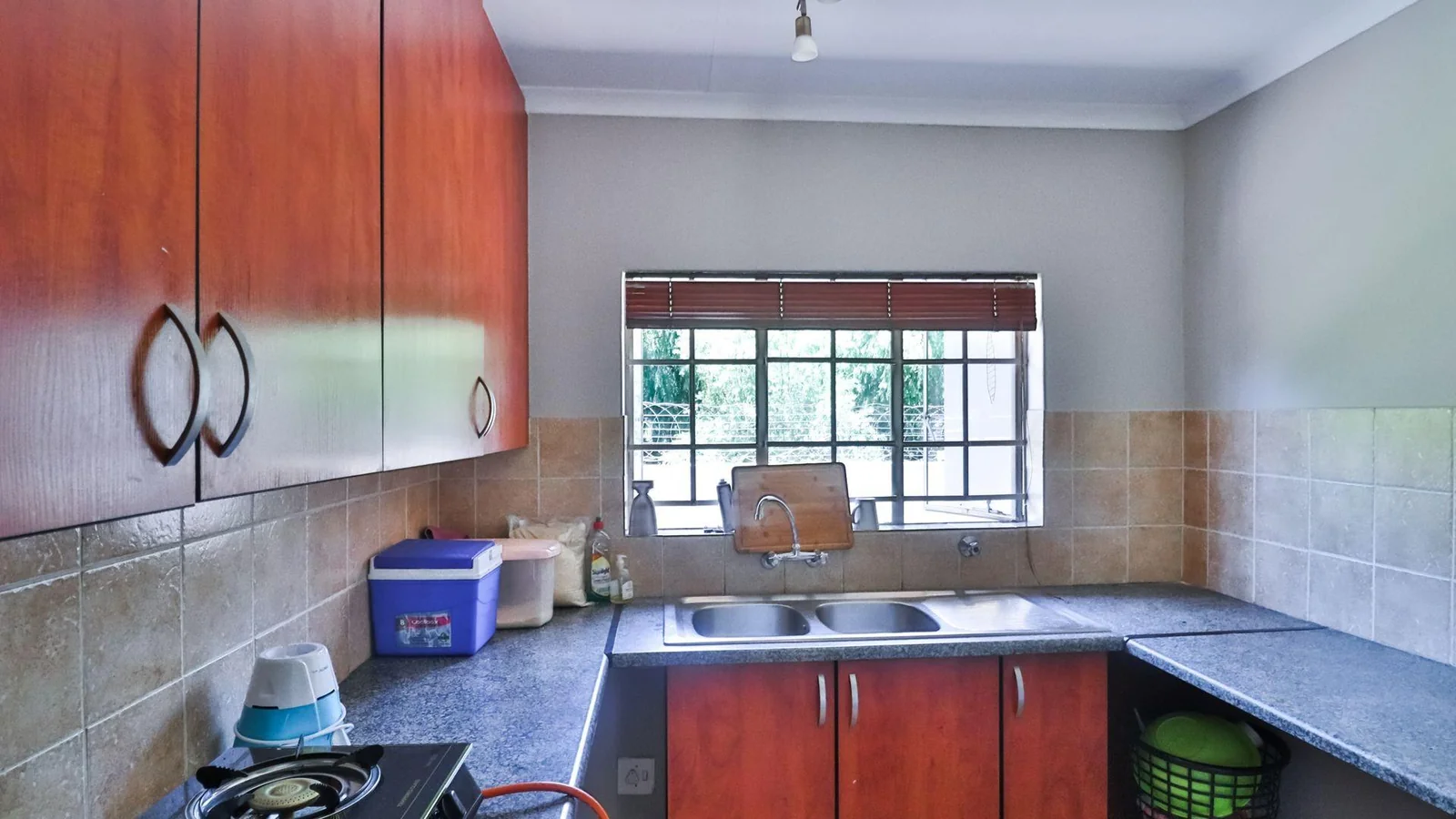 House, Three beds, Double garage, Two baths, Garden