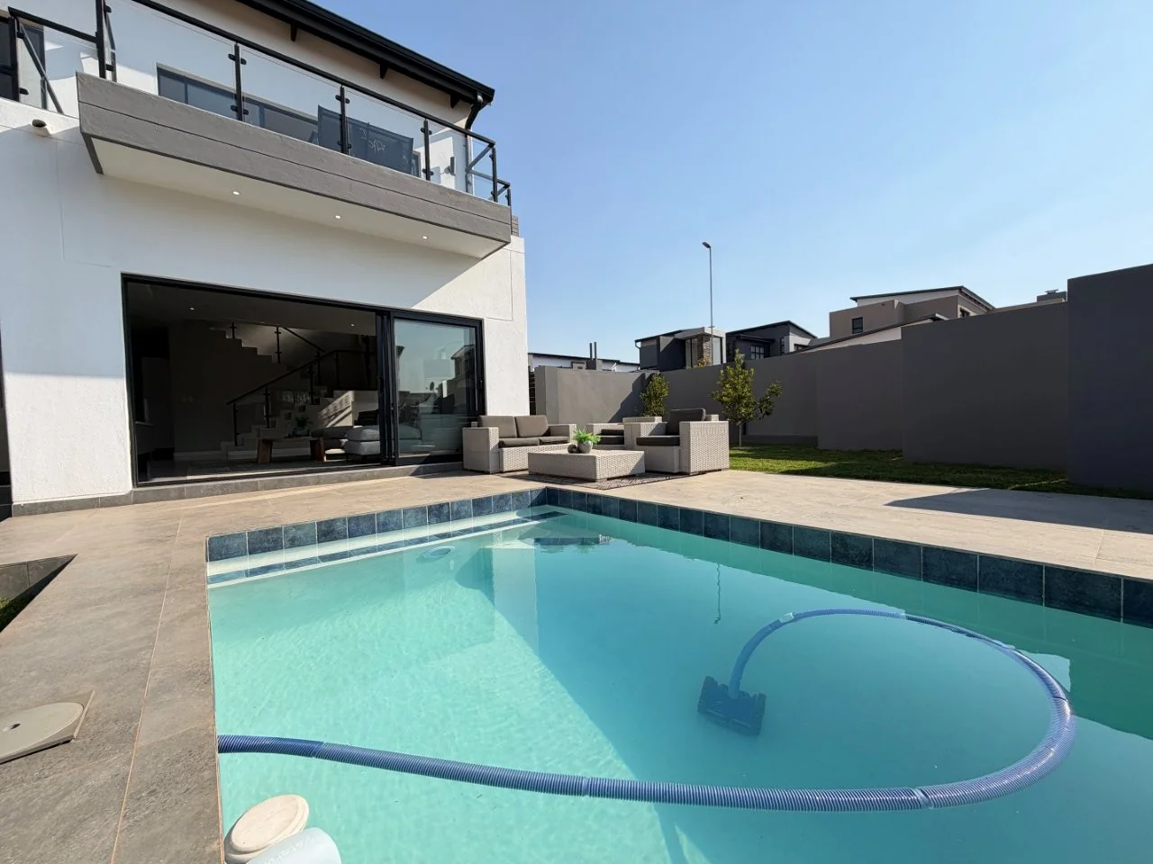 Brand-new modern TURNKEY PROPERTY AVAILABLE, on a corner stand  in Fountain Brook Estate.