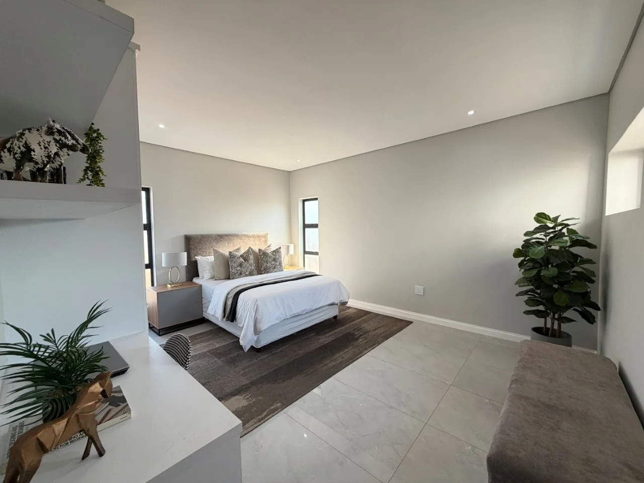 Brand-new modern TURNKEY PROPERTY AVAILABLE, on a corner stand  in Fountain Brook Estate.