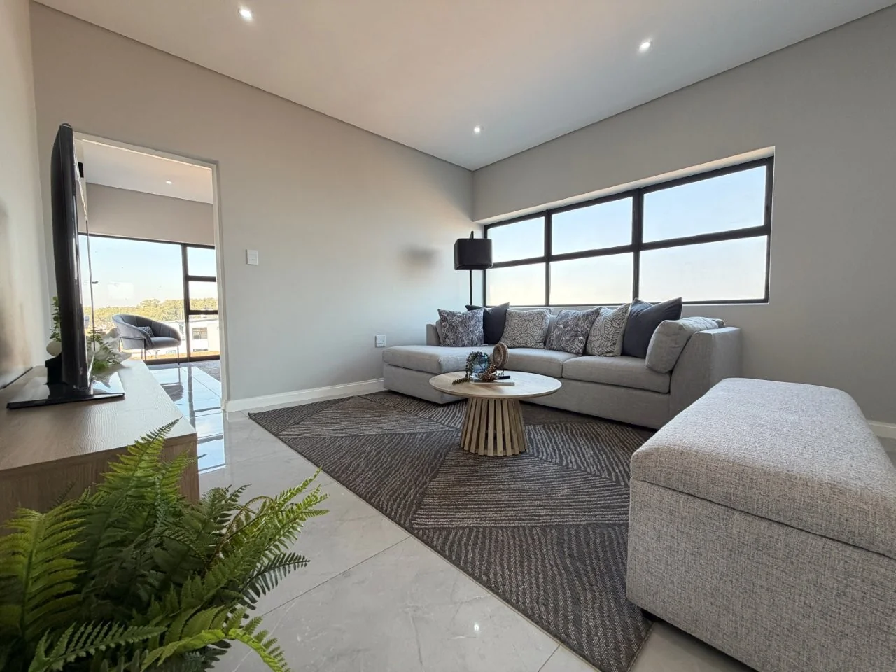 Brand-new modern TURNKEY PROPERTY AVAILABLE, on a corner stand  in Fountain Brook Estate.