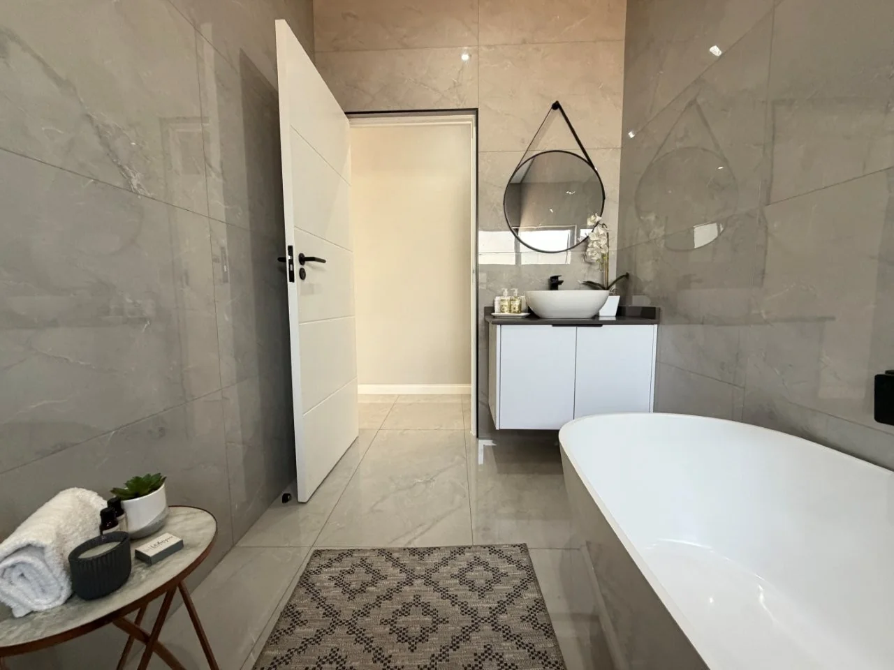 Brand-new modern TURNKEY PROPERTY AVAILABLE, on a corner stand  in Fountain Brook Estate.