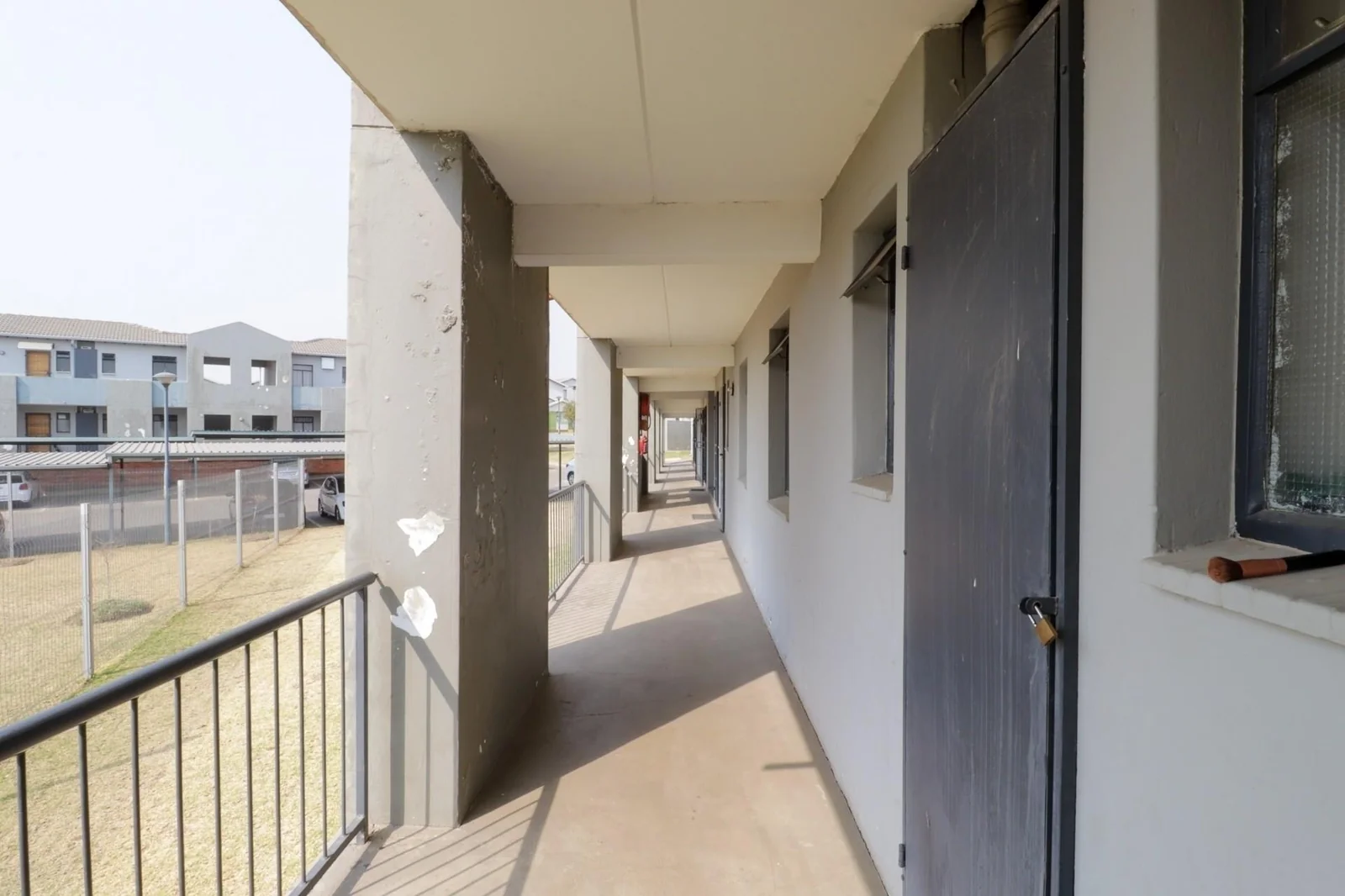 A charming 43-square-meter first-floor apartment, located in the heart of Noordwyk, Midrand,