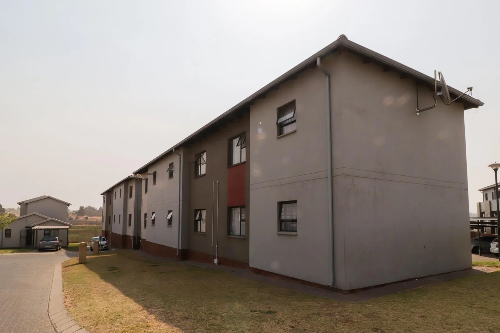 A charming 43-square-meter first-floor apartment, located in the heart of Noordwyk, Midrand,