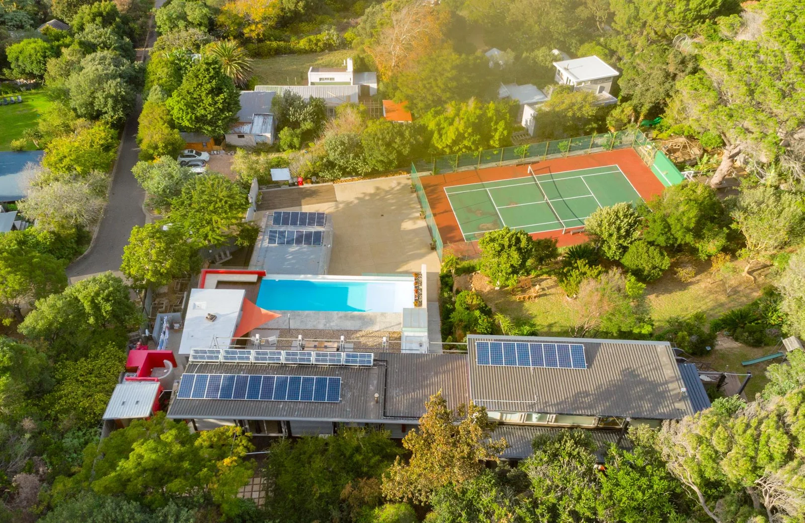 Hout Bay’s most complete family estate – tennis, cottage, solar, elevator – irreplaceable at this price.