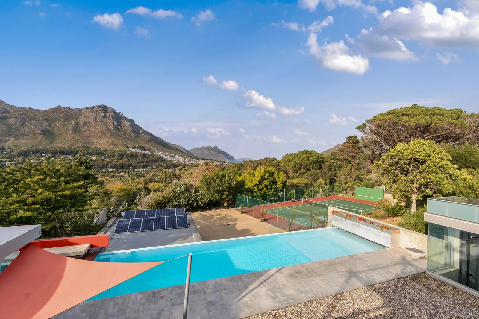 Hout Bay’s most complete family estate – tennis, cottage, solar, elevator – irreplaceable at this price.
