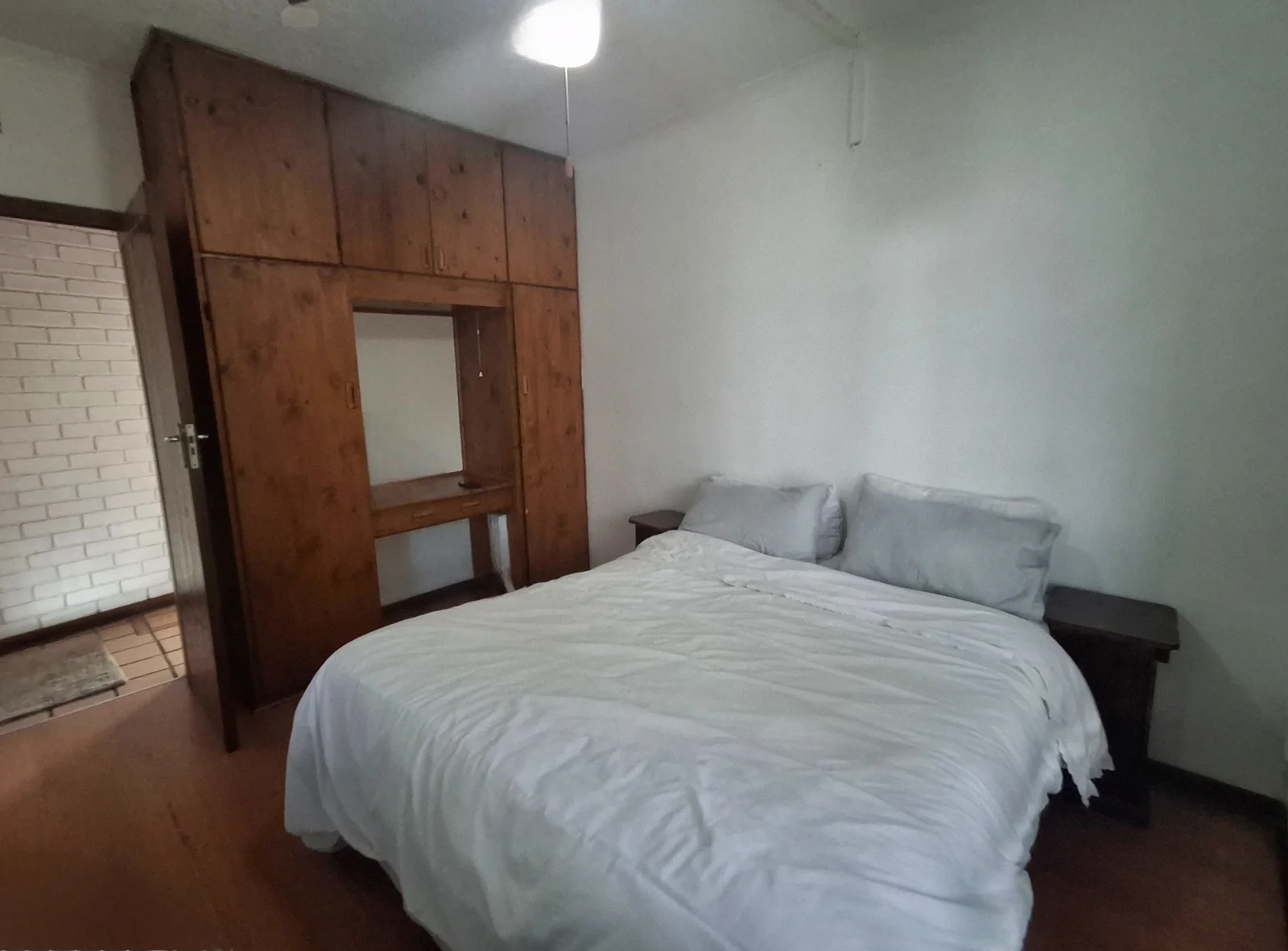 Thatched roof and warm wood interior