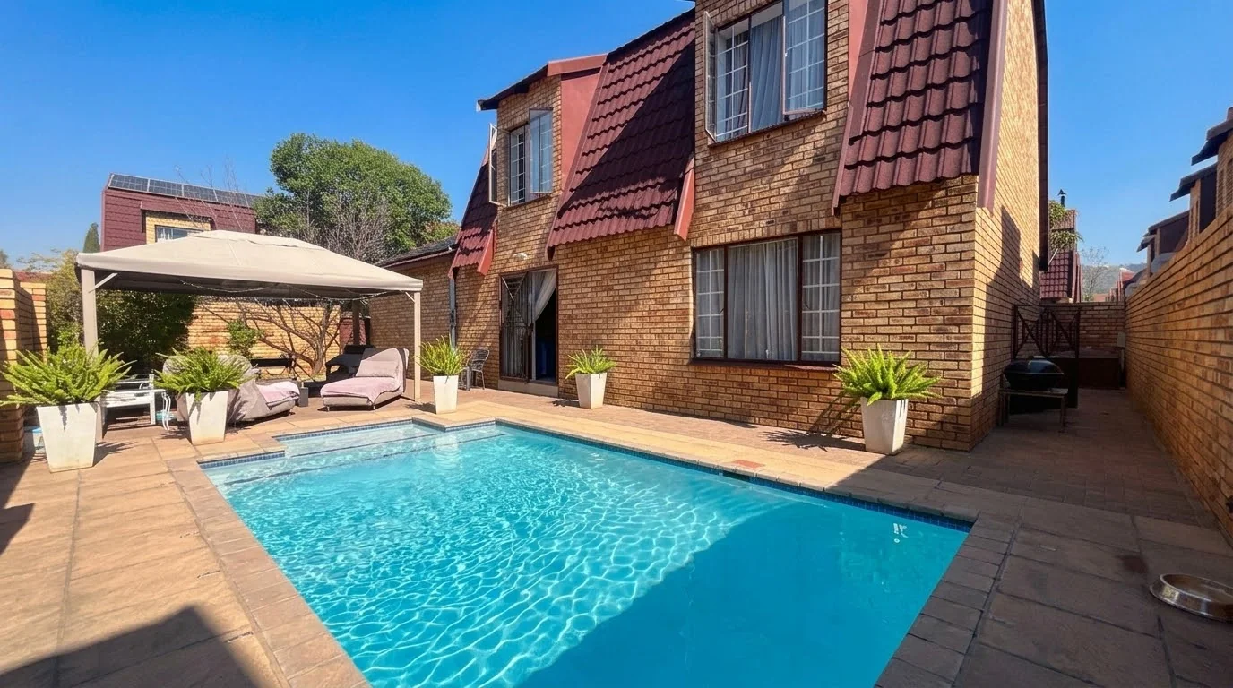 4 Bedroom Townhouse with Private Pool in Ruimsig Manor