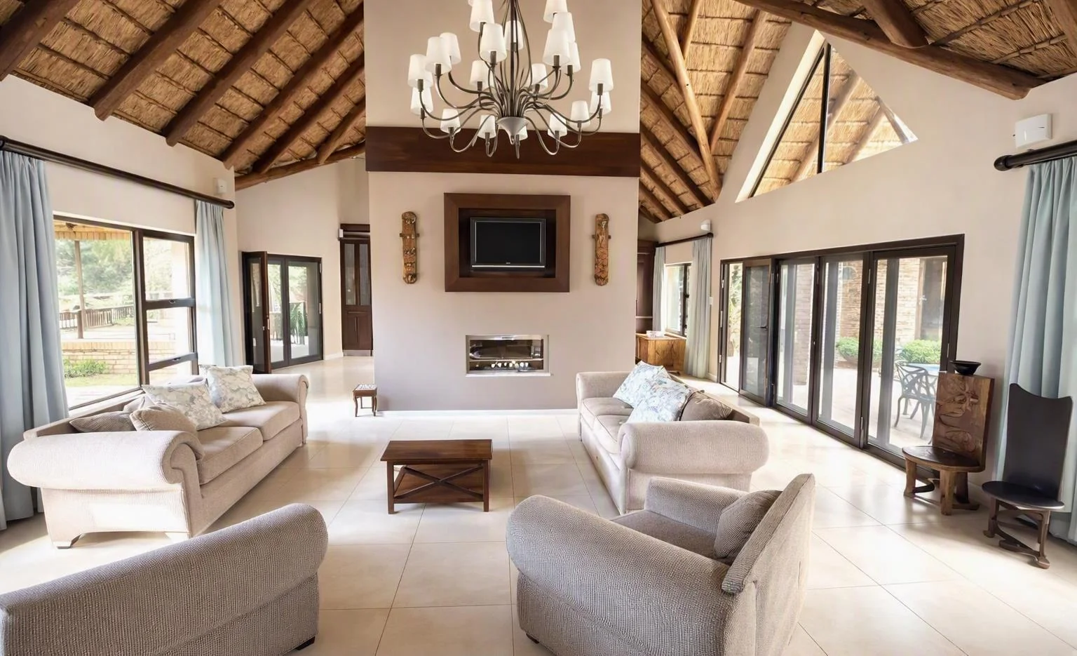 A Luxurious Bush Retreat in the sought after Marekele Eco Estate , Thabazimbi, just waiting for the Fortunate Family to live your Best Life.