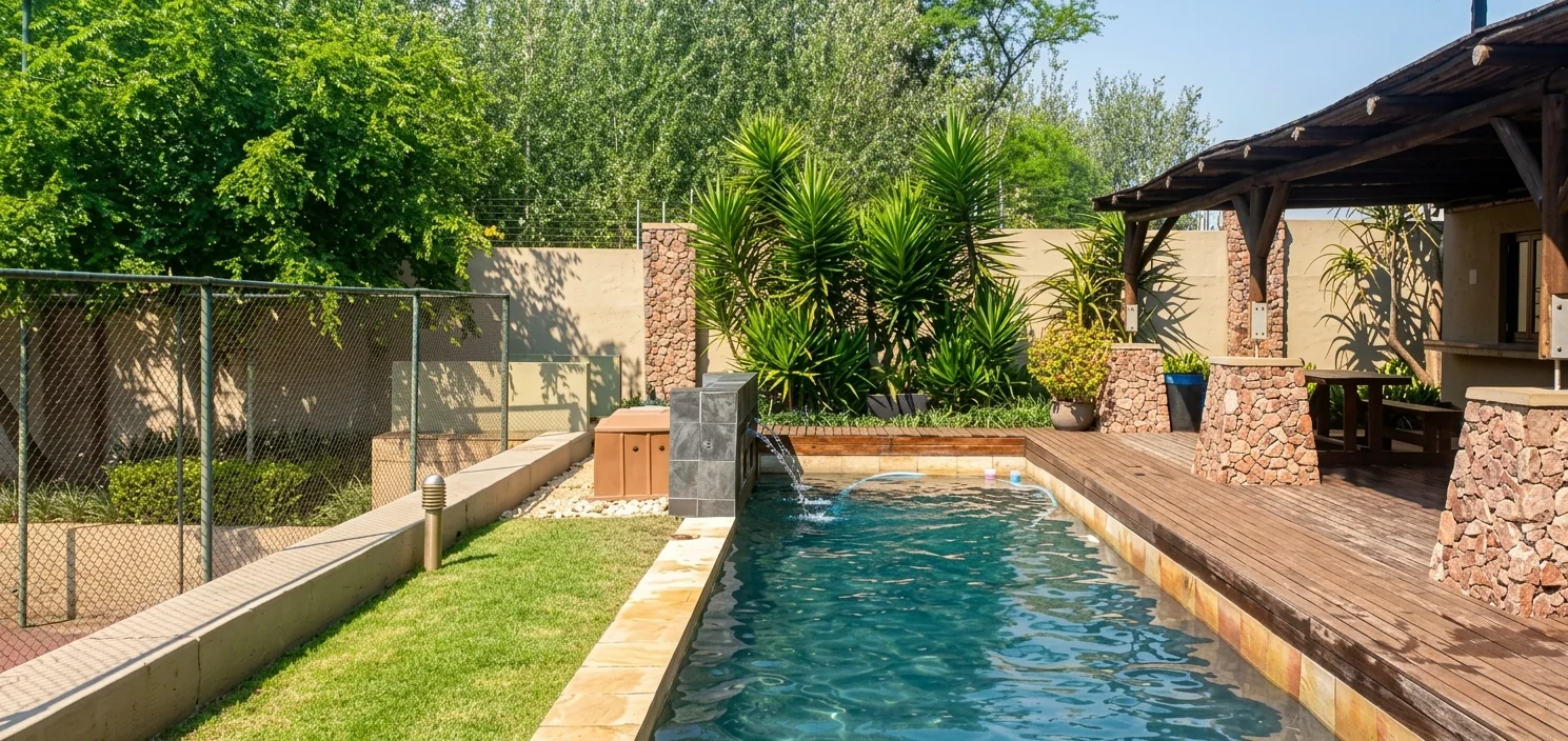 Charming & Modern 1 bed,1 bath Garden Apartment in a Secure Nature Reserve Estate
