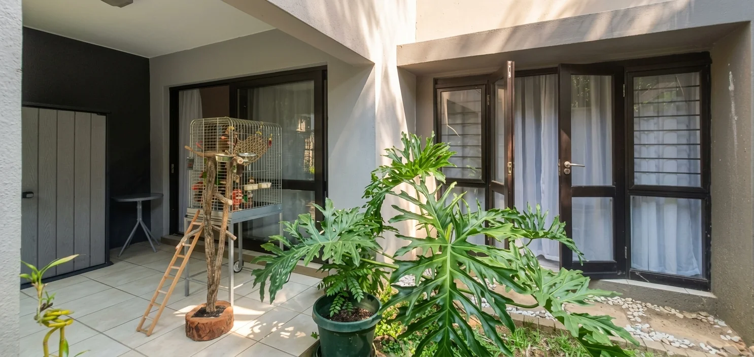 Charming & Modern 1 bed,1 bath Garden Apartment in a Secure Nature Reserve Estate