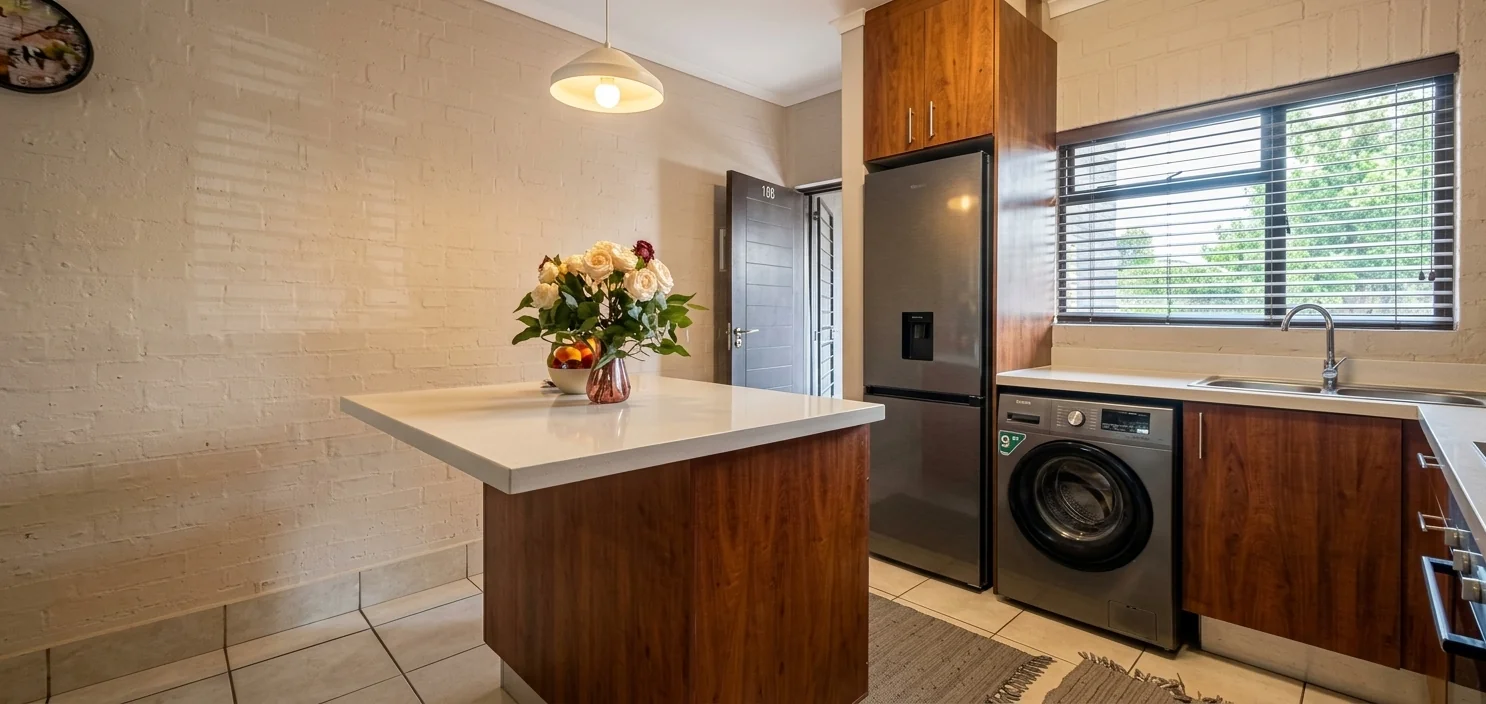 Charming & Modern 1 bed,1 bath Garden Apartment in a Secure Nature Reserve Estate